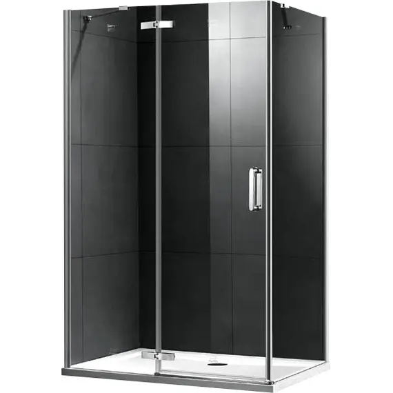 Душевой уголок Gemy Fall Tea прозрачное стекло 100*80