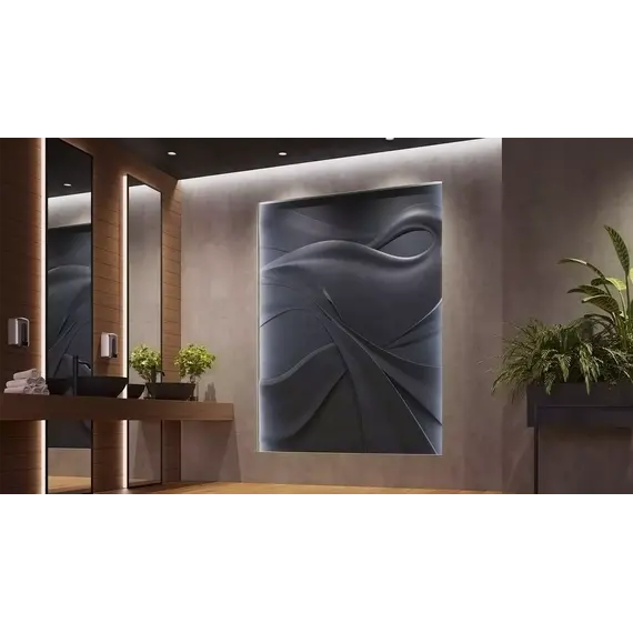 Панель- панно гипсовая 3D ARTPOLE FLAME