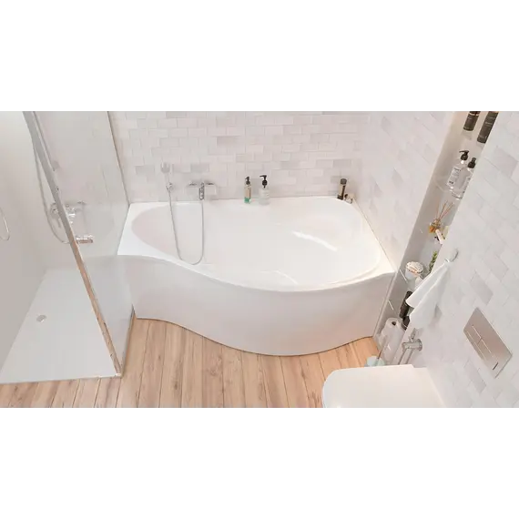 Ванна 1Marka GRACIA (комплект) 170х100 R со встр. смесителем на борт ванны