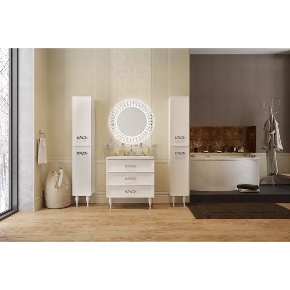 Ванна 1Marka GRACIA (комплект) 170х100 R со встр. смесителем на борт ванны