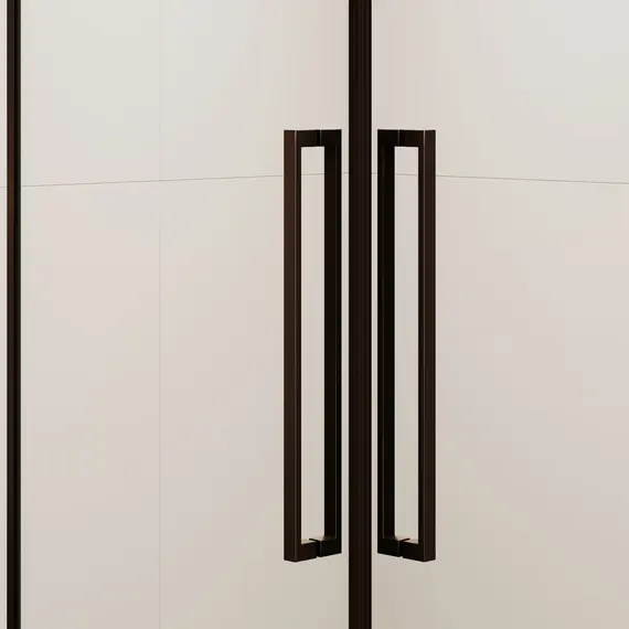 Душевой уголок RGW SV-33B прозрачное/черный 80*80