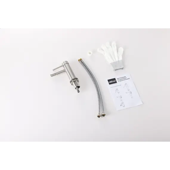 Смеситель ABBER Wasser Kreis 316 AF8124BST для биде, сталь брашированная