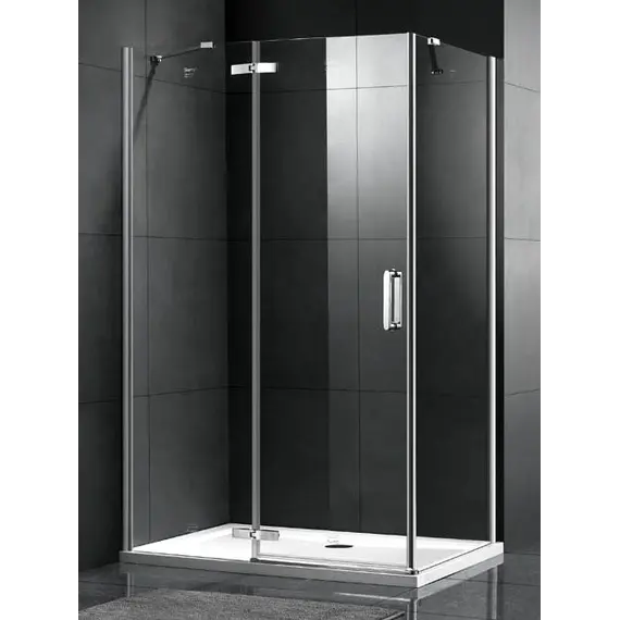 Душевой уголок Gemy Fall Tea прозрачное стекло 100*80