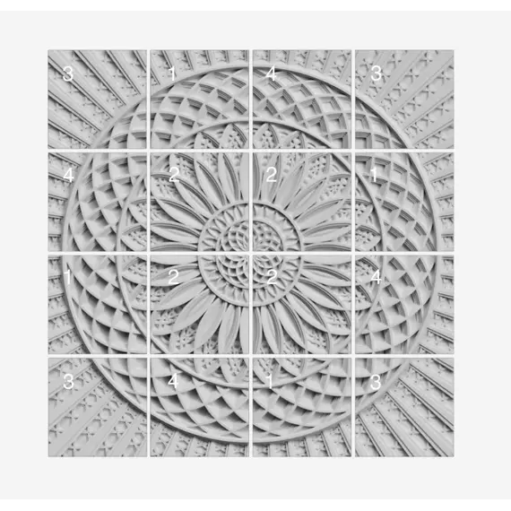 Панель - панно гипсовая 3D ARTPOLE SHANGRILA