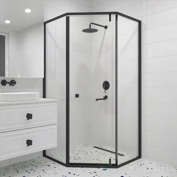 Душевой уголок RGW HO-088B прозрачное/черный