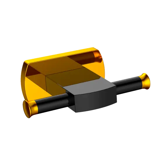 Крючок двойной Ceramalux AZZURO 95601