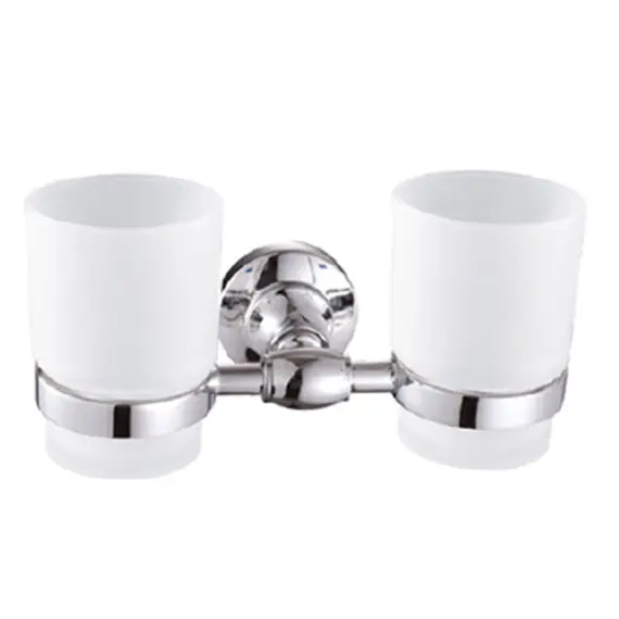 Стакан керамика двойной Ceramalux BIANCO 52003