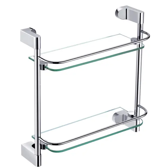 Полка стекло двойная Ceramalux CAPS 51015