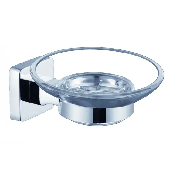 Мыльница стекло Ceramalux QUADRO 61904