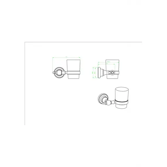 Стакан Стекло Ceramalux ELEGANCE 95802