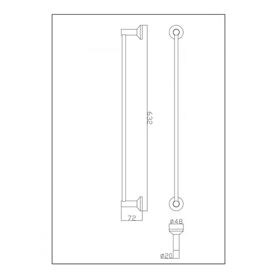 Полотенцедержатель Ceramalux FLEUR 78308