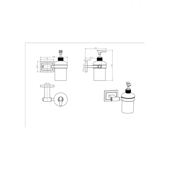 Дозатор Ceramalux GAMMA 12312