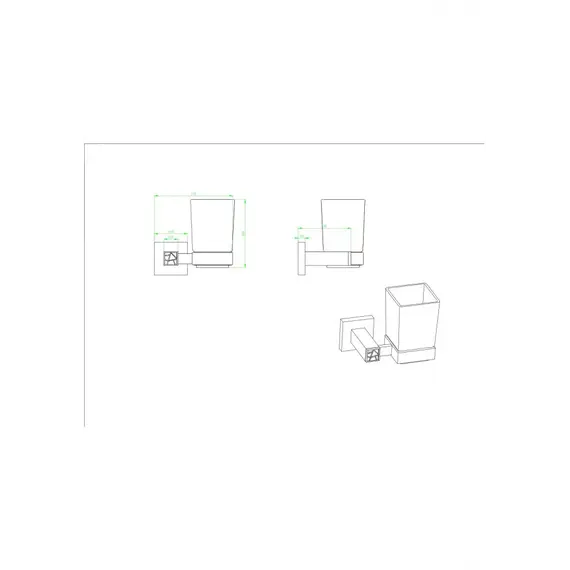 Стакан Ceramalux VENEZIA 88602