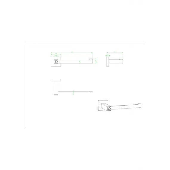 Бумагодержатель Ceramalux VENEZIA 88607-1