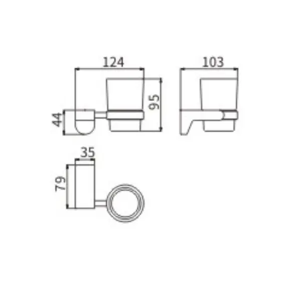 Стакан стекло Ceramalux NEO 51002