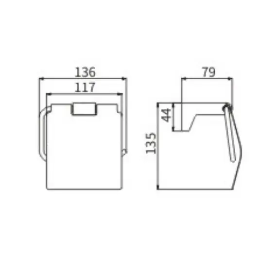 Бумагодержатель Ceramalux NEO  51007