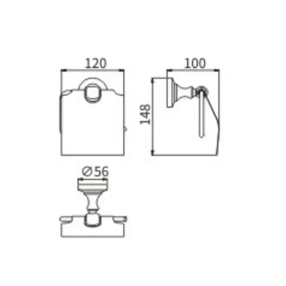Бумагодержатель Ceramalux BIANCO 52007