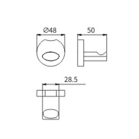 Крючок Ceramalux LOFT 53901
