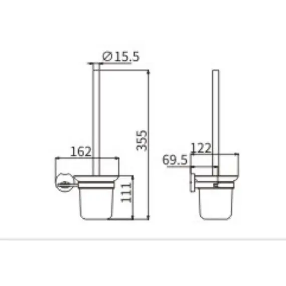 Ёршик подвесной Ceramalux LOFT 53913