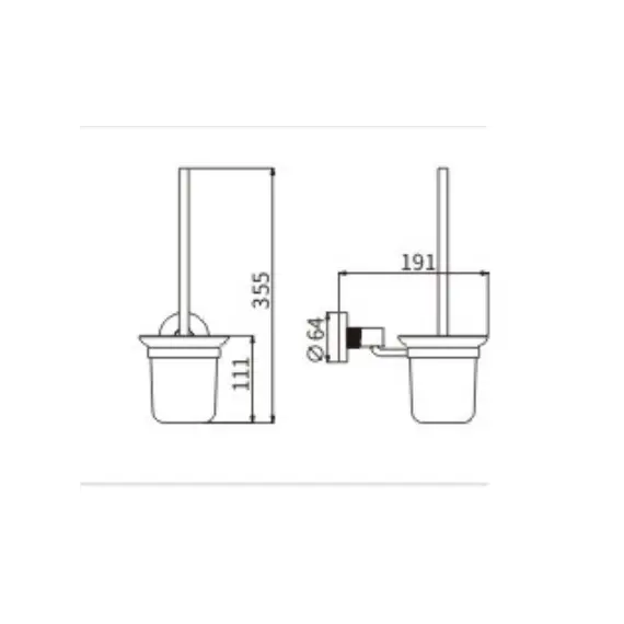 Ёршик подвесной Ceramalux ANTICA 61213-1