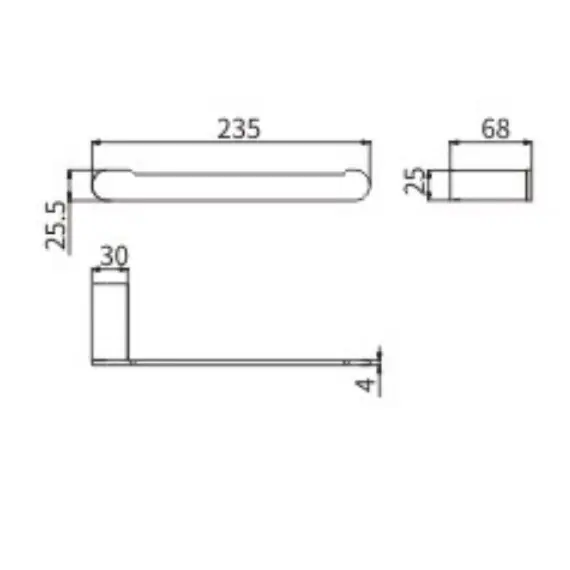 Бумагодержатель Ceramalux FLORENZIA 63106