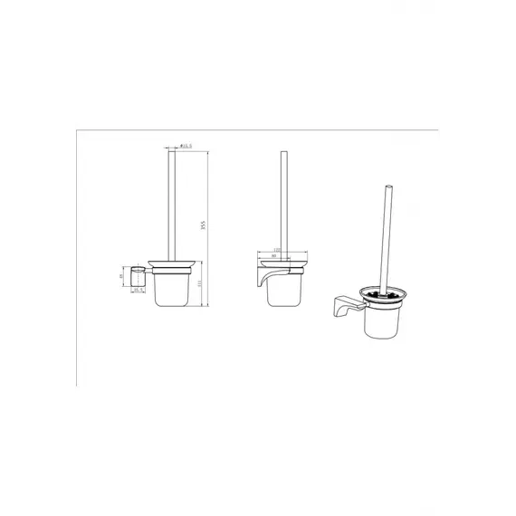 Ёршик подвесной Ceramalux MONELLI  70013