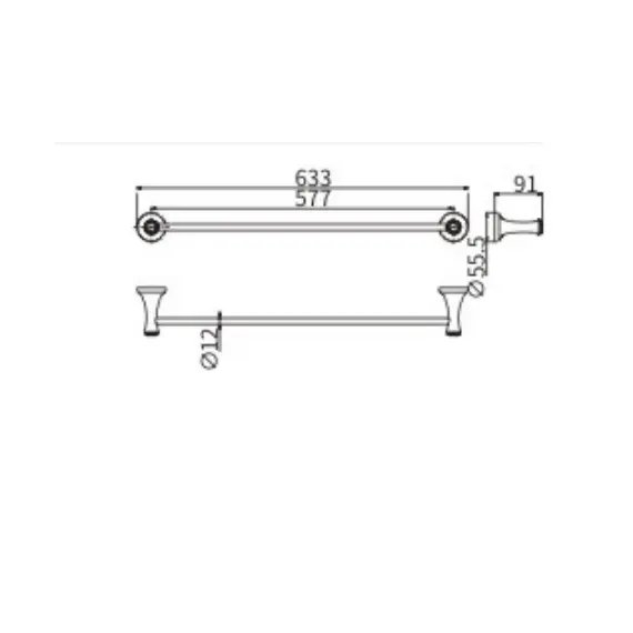 Полотенцедержатель Ceramalux VALENCIA 88508G