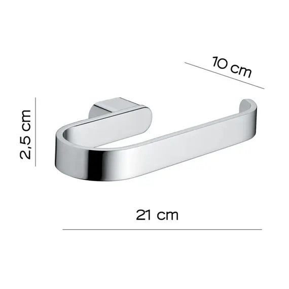 Gedy G-Azzorre  полотенцедержатель - полукольцо   хром