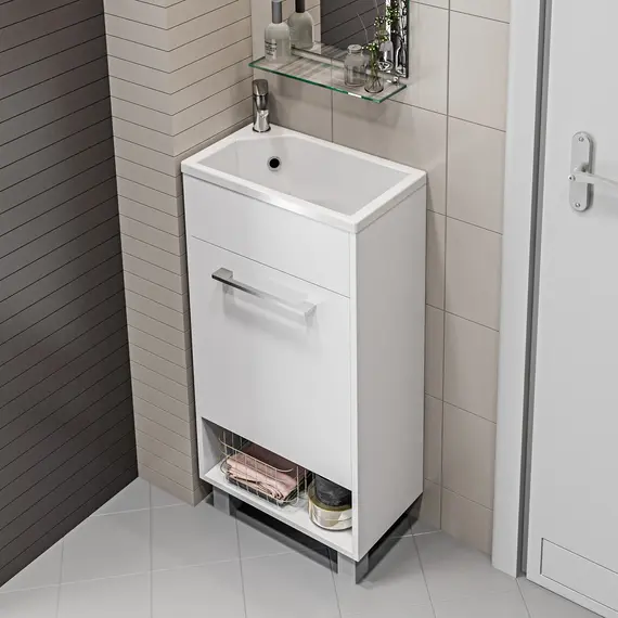 Тумба напольная с раковиной 1Marka Lira