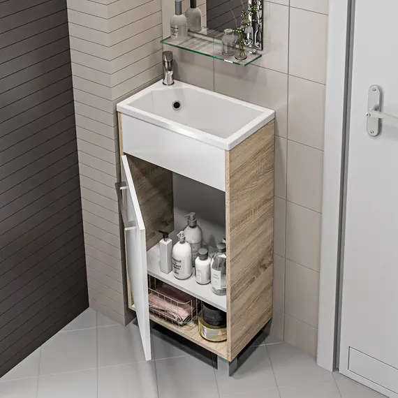 Тумба напольная с раковиной 1Marka Lira