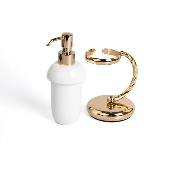 Stil Haus Giunone  настольный керамический дозатор   золото