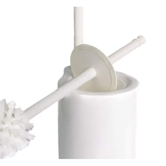 Stil Haus Hashi  cтойка: бумагодержатель + ерш керамический   белый матовый - белая керамика