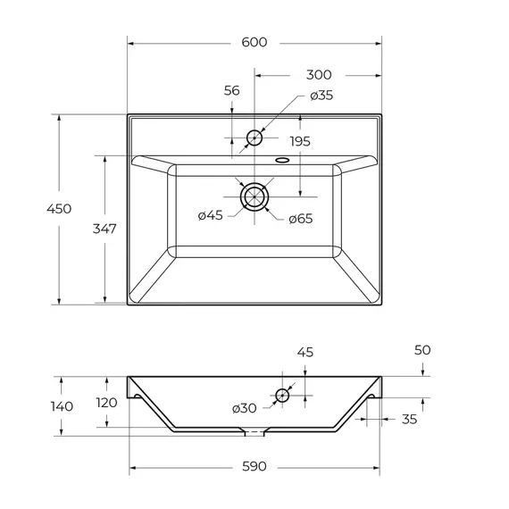 Тумба напольная с белой/черной раковиной BelBagno MARINO Bianco Lucido