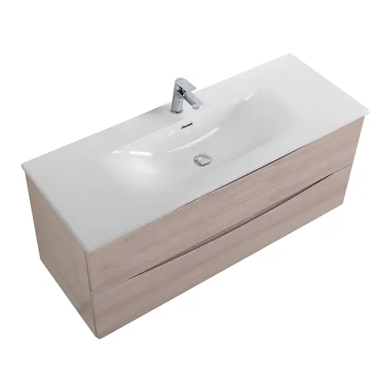 Тумба с раковиной подвесная BelBagno MARINO-CER-N Rovere Grigio