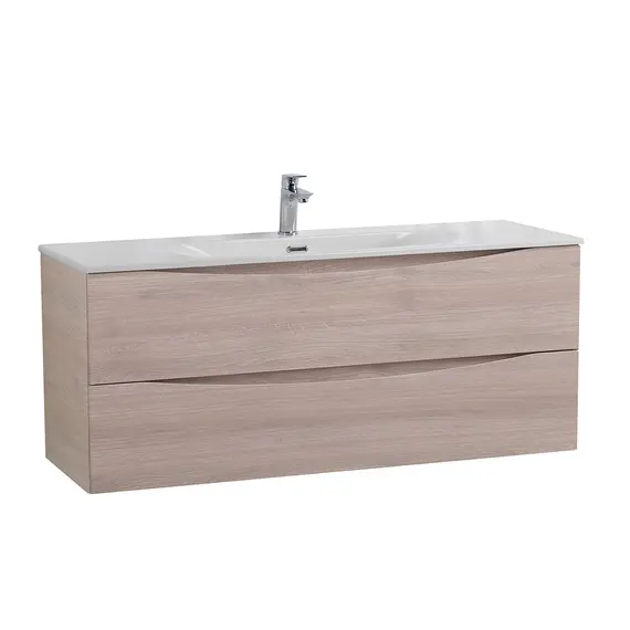 Тумба с раковиной подвесная BelBagno MARINO-CER-N Rovere Grigio