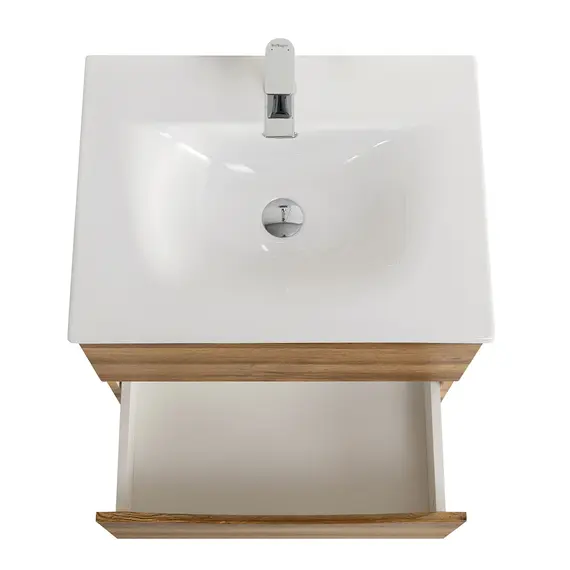 Тумба с раковиной подвесная BelBagno MARINO-CER-N Rovere Rustico