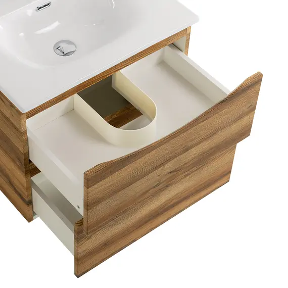 Тумба с раковиной подвесная BelBagno MARINO-CER-N Rovere Rustico