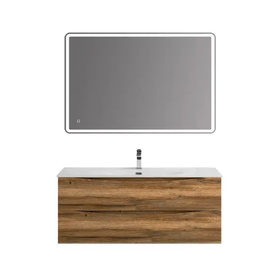 Тумба с раковиной подвесная BelBagno MARINO-CER-MINI Rovere Rustico