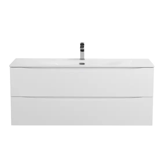 Тумба с раковиной подвесная BelBagno MARINO-CER-N Bianco Lucido