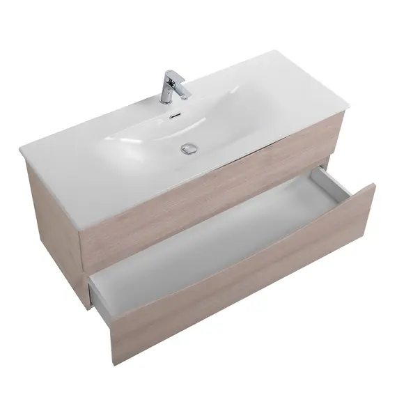 Тумба с раковиной подвесная BelBagno MARINO-CER-N Rovere Grigio