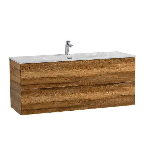 Тумба с раковиной подвесная BelBagno MARINO-CER-MINI Rovere Rustico