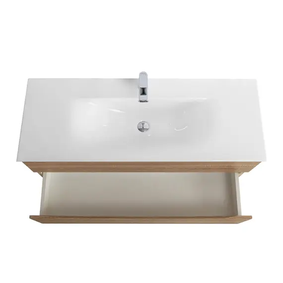 Тумба с раковиной подвесная BelBagno MARINO-CER-N  Rovere Bianco