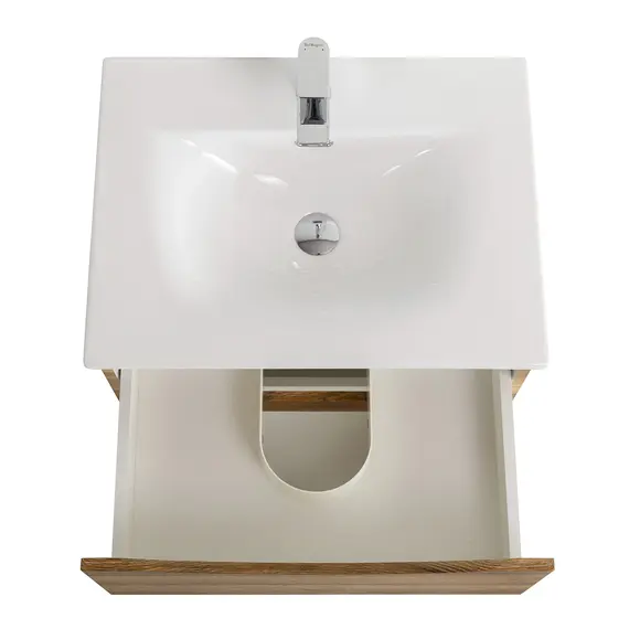 Тумба с раковиной подвесная BelBagno MARINO-CER-N Rovere Rustico