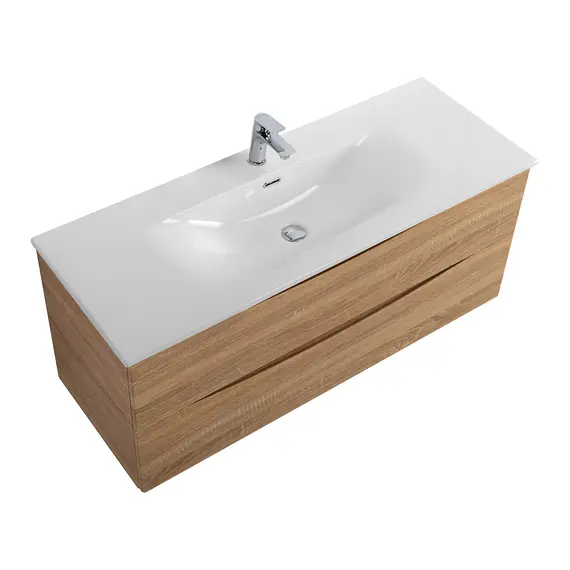 Тумба с раковиной подвесная BelBagno MARINO-CER-N  Rovere Bianco