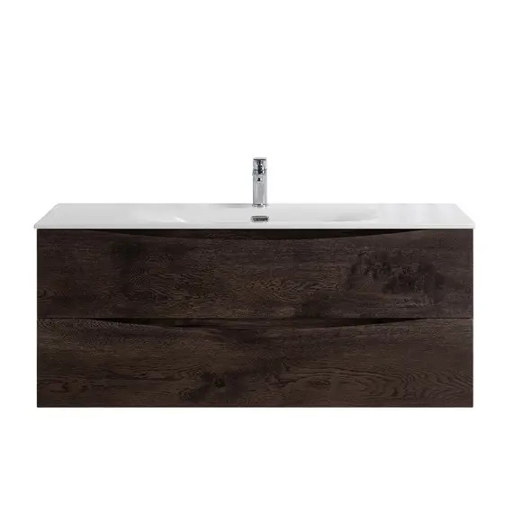 Тумба с раковиной подвесная BelBagno MARINO-CER-MINI Rovere Nature Grigio