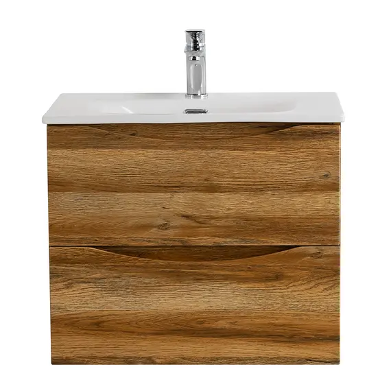 Тумба с раковиной подвесная BelBagno MARINO-CER-N Rovere Rustico