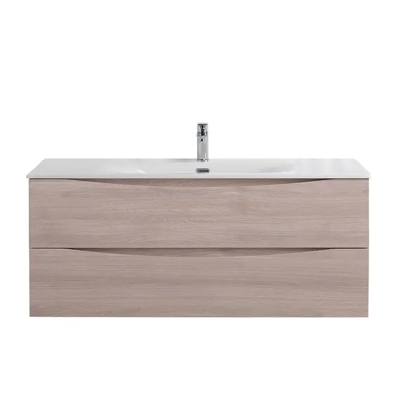 Тумба с раковиной подвесная BelBagno MARINO-CER-N Rovere Grigio