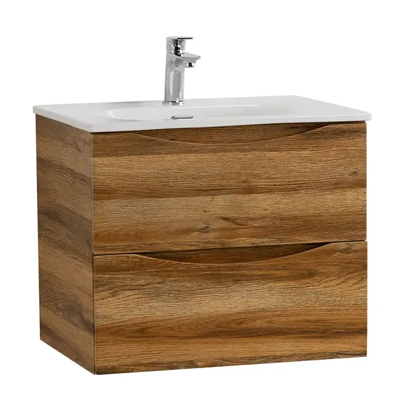 Тумба с раковиной подвесная BelBagno MARINO-CER-N Rovere Rustico