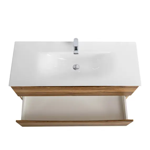 Тумба с раковиной подвесная BelBagno MARINO-CER-MINI Rovere Rustico