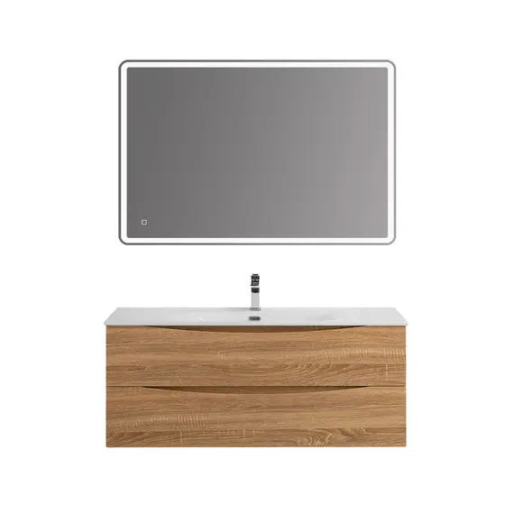 Тумба с раковиной подвесная BelBagno MARINO-CER-N  Rovere Bianco